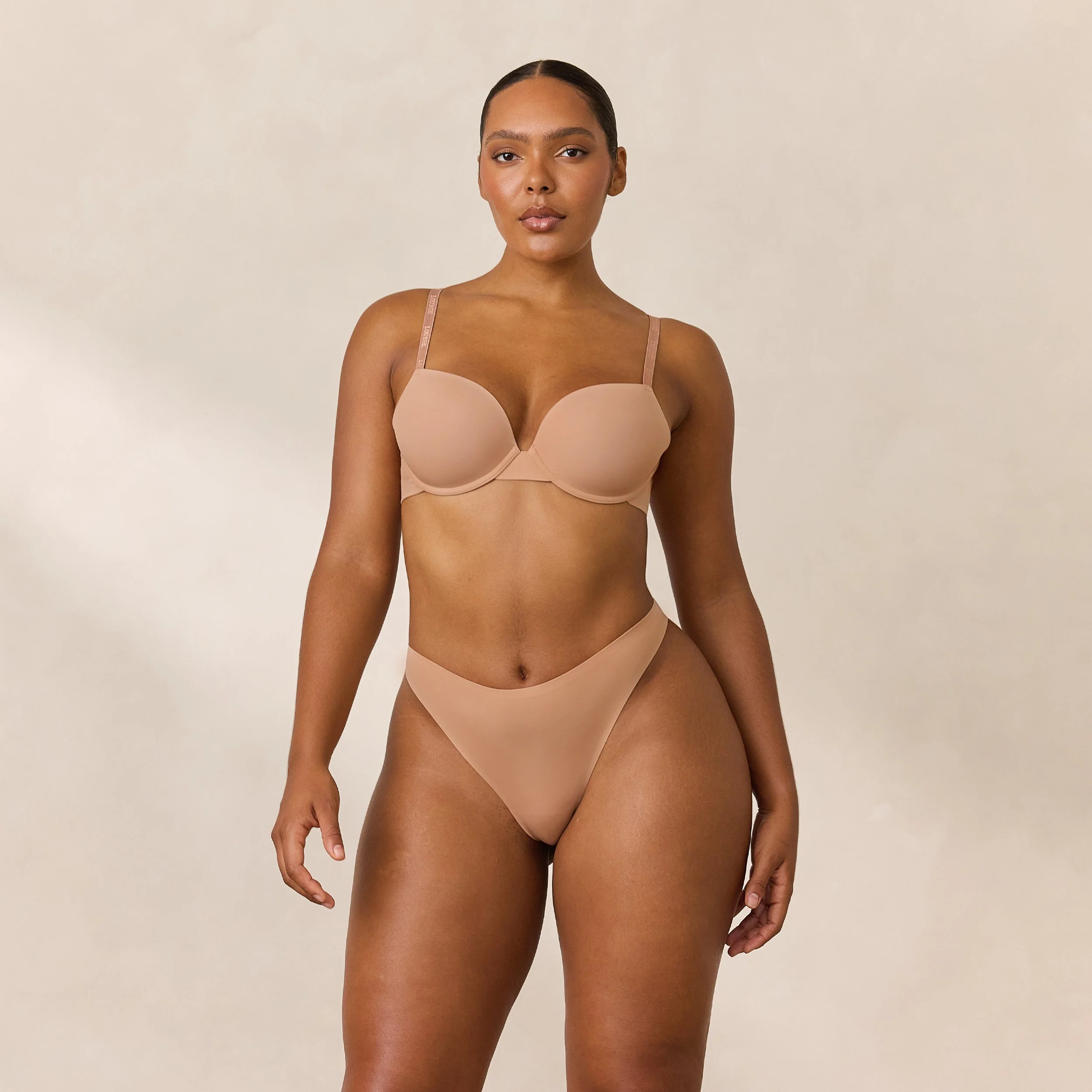 Invisible Form T-Shirt Bra - Honey