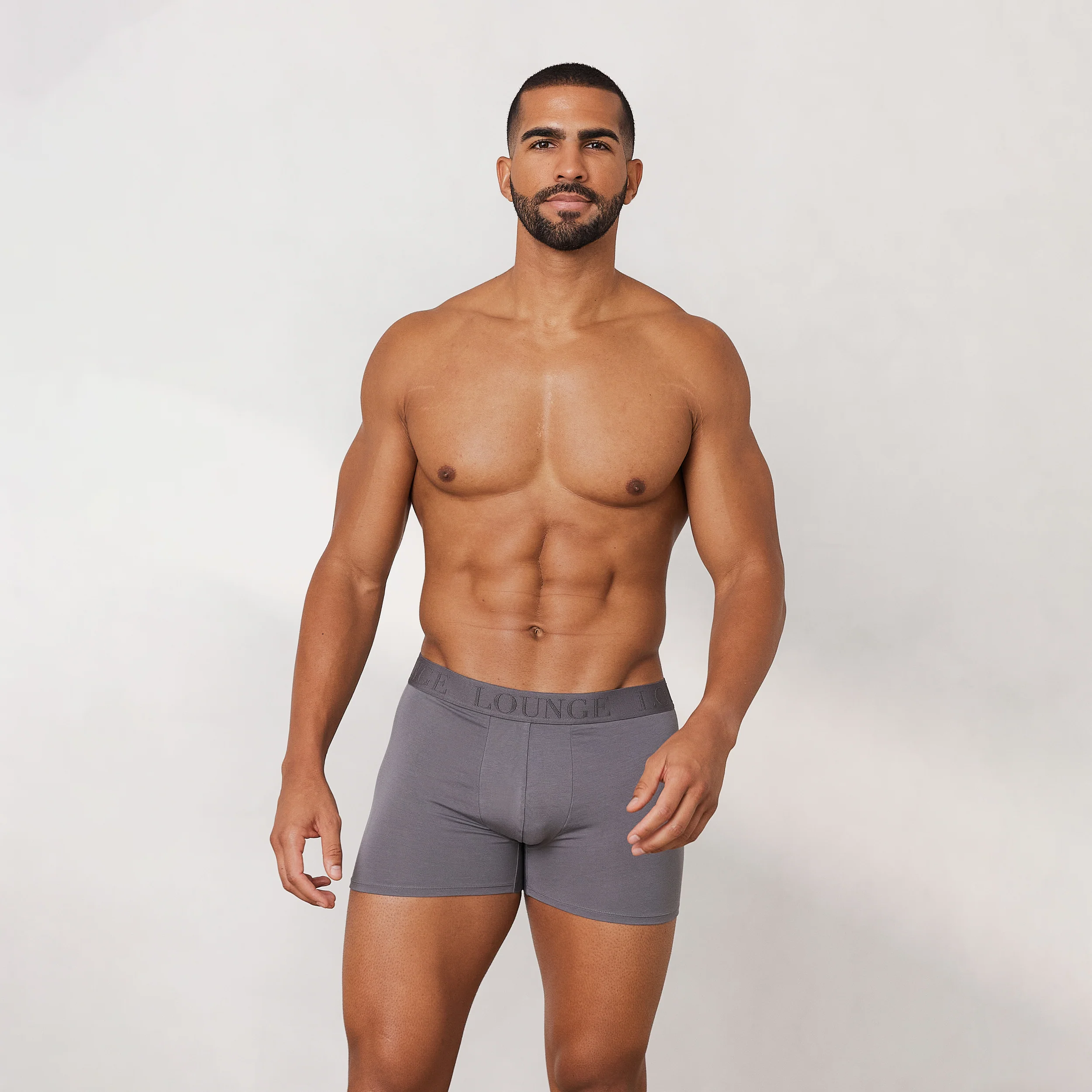 Men's Luxe Boxers (3-Pack) - Charcoal