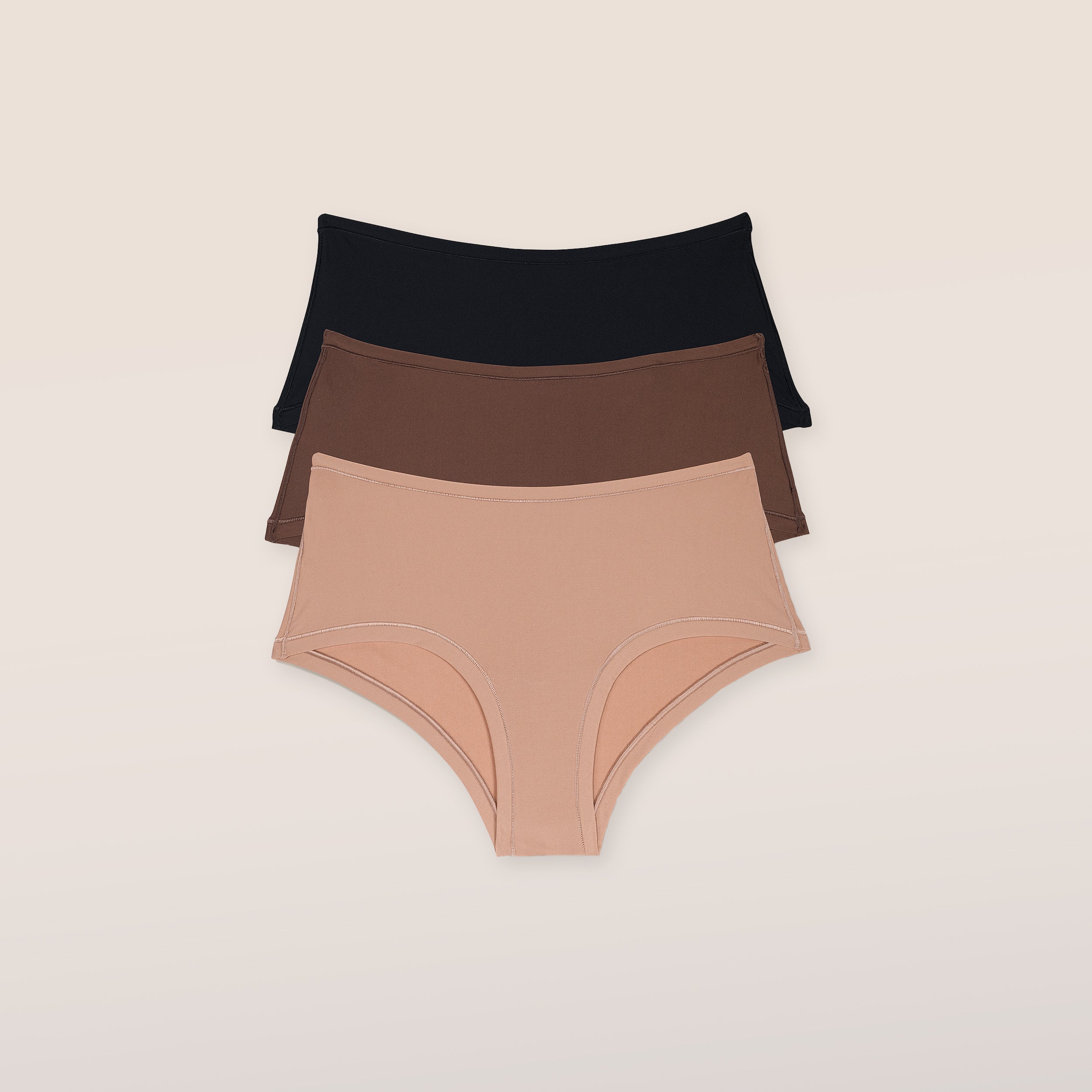 Nude Boyshorts (3-Pack) - Multi