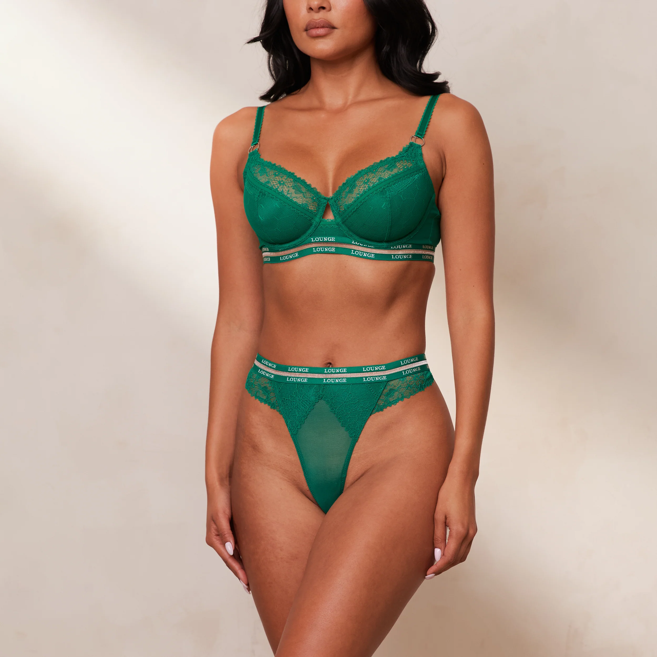 Vogue Balcony Bra  - Emerald